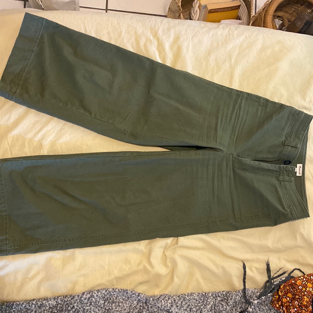 Madewell Emmet wide-leg crop pants 🍃